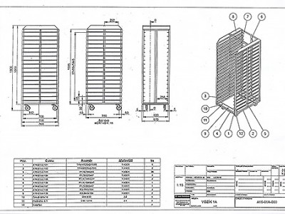 BAKERY OVEN RACK - DESIGN