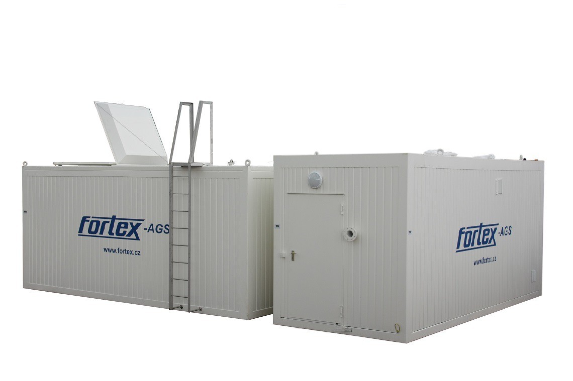 Container Wwtp Portable container WWTP | FORTEX - AGS, a.s.